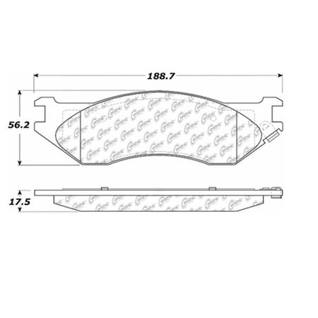 Centric Parts Centric Premium Pads, 300.08970 300.08970
